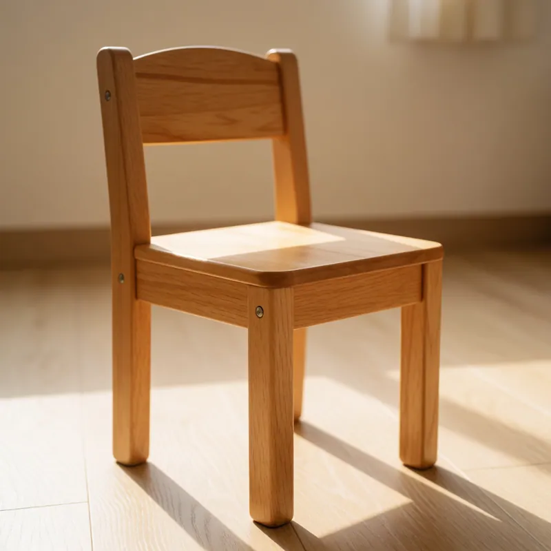 A small beech chair at Woodside Daycare