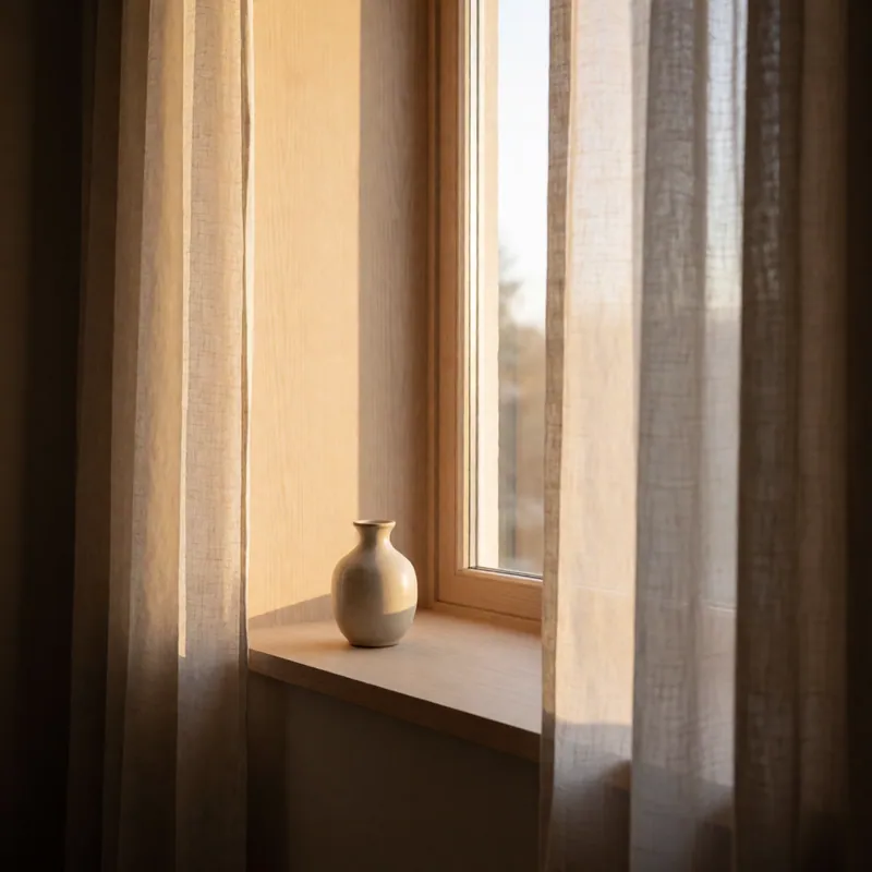 Morning light through the window at Woodside Daycare